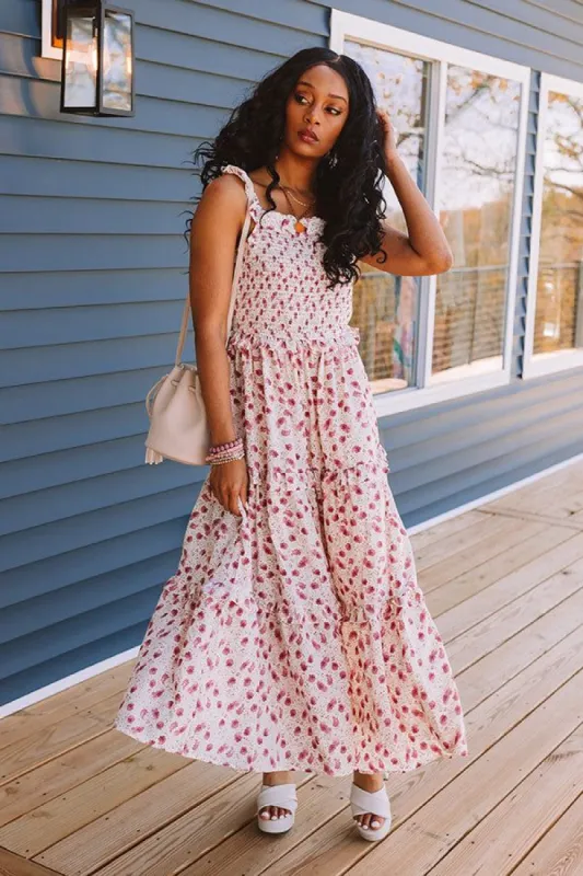 Among The Wildflowers Smocked Midi sold by Impressions