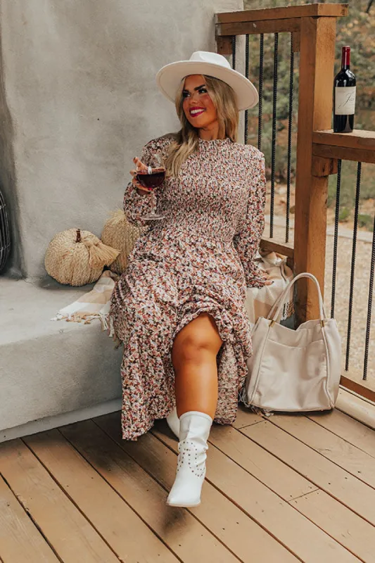 Stay The Course Smocked Maxi Curves sold by Impressions