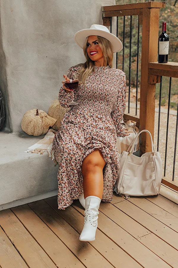 Stay The Course Smocked Maxi Curves sold by Impressions