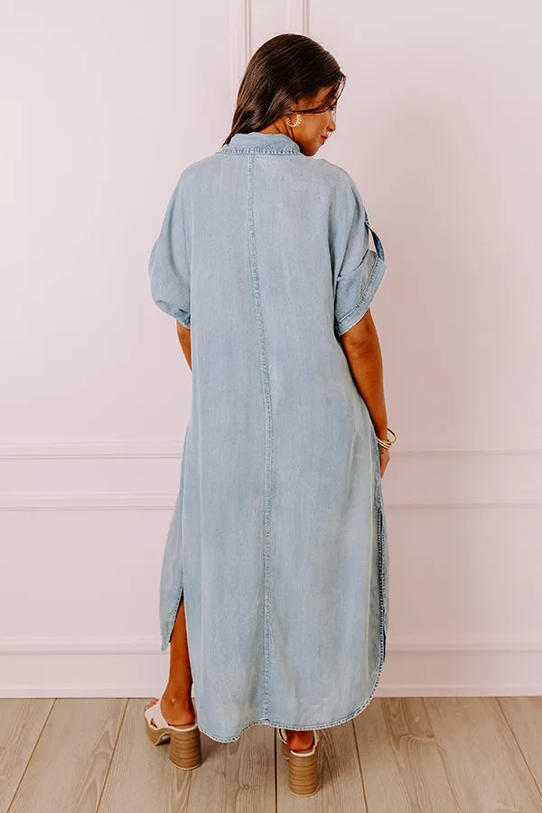 NYC Ready Chambray Maxi Dress sold by Impressions product image thumbnail 4