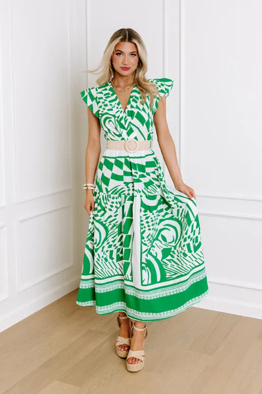 Barcelona Cruise Midi in Green sold by Impressions