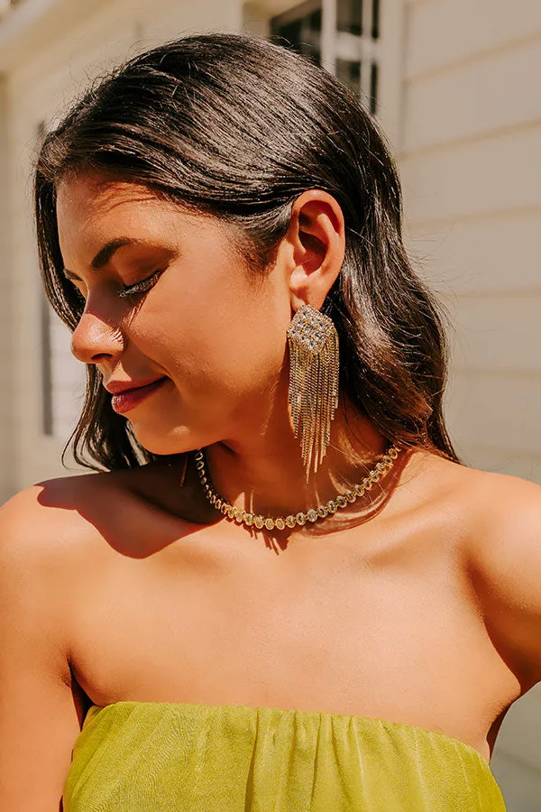 All The Glam Fringe Earrings sold by Impressions product image thumbnail 2