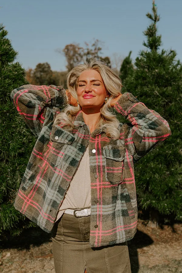 Plush Comfort Plaid Jacket sold by Impressions product image thumbnail 4