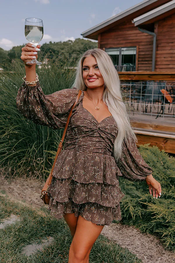 Sophisticated Ease Ruffle Romper sold by Impressions