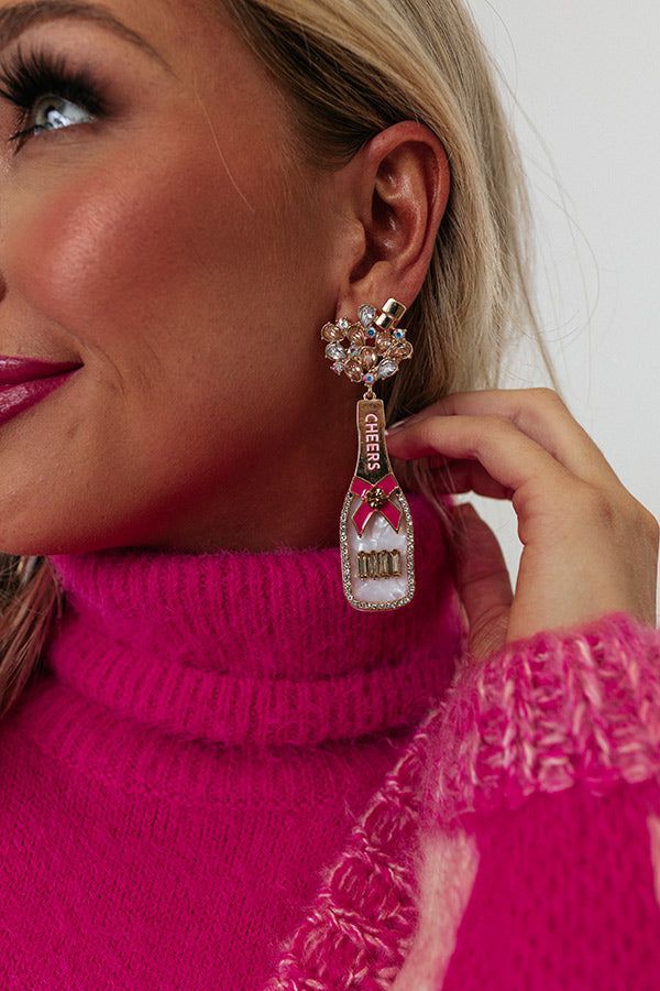 Champagne Cheers Earrings sold by Impressions product image thumbnail 2