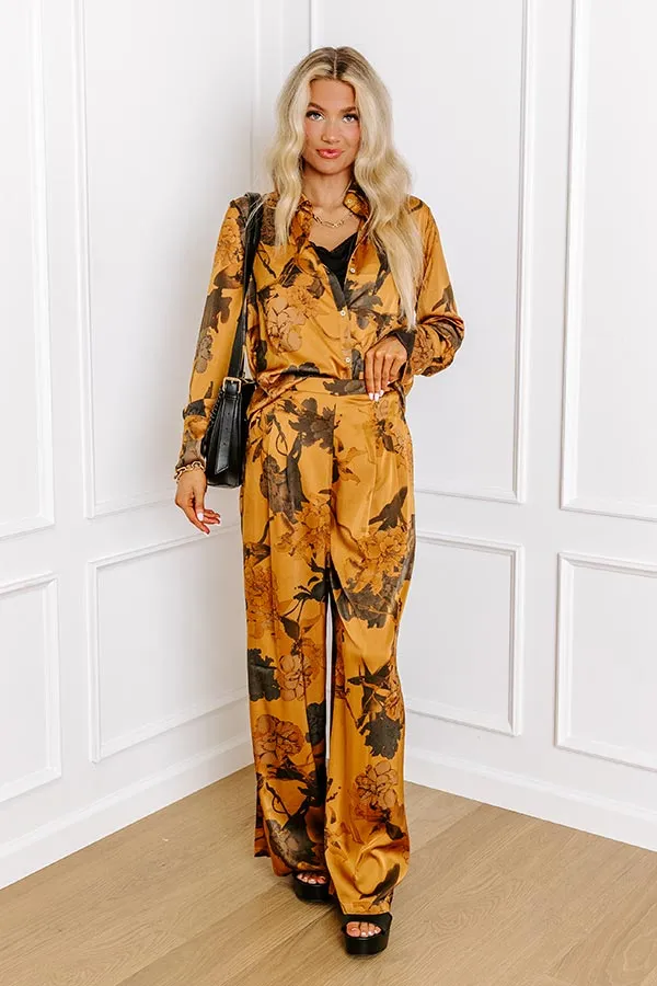 Look My Way High Waist Satin Pants sold by Impressions