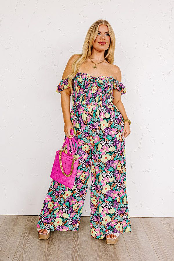 Sweet Pea Promises Smocked Jumpsuit Curves sold by Impressions