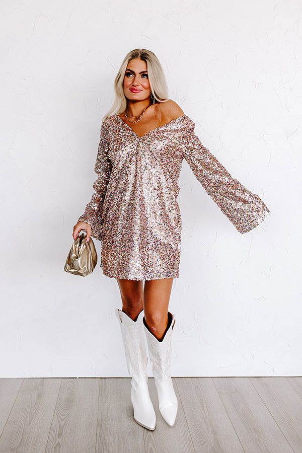 Stunning Days Sequin Dress sold by Impressions