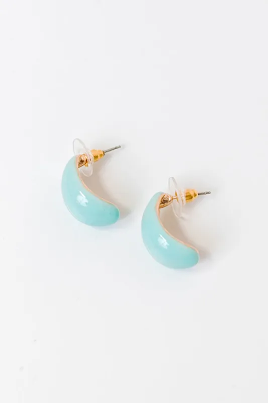 Graceful Moment Earrings in Sky Blue sold by Impressions