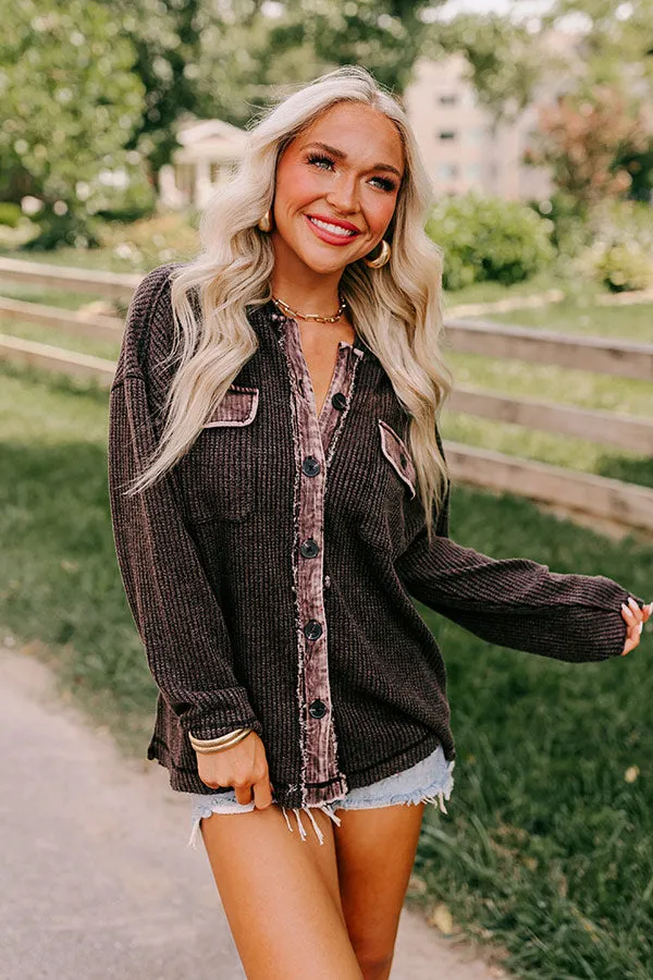 Exceptionally Chic Waffle Knit Light Weight Jacket In Black sold by Impressions product image thumbnail 5