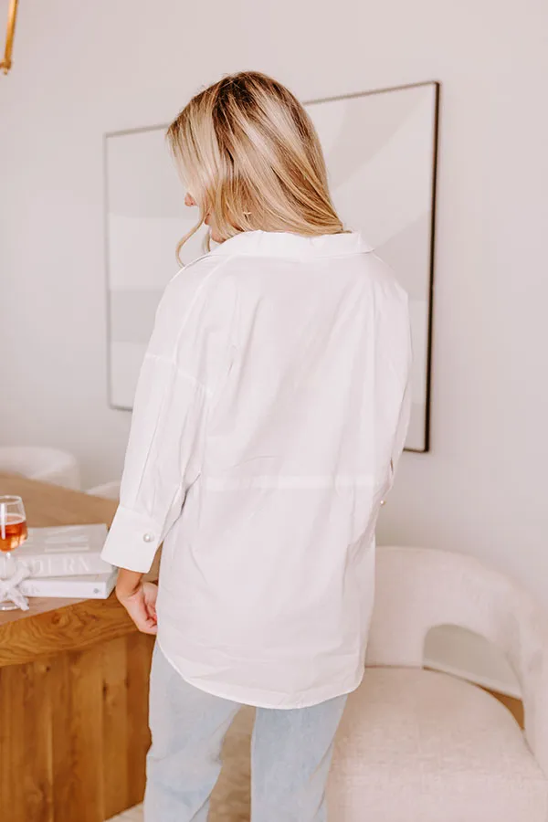 Manhattan Meeting Shift Top In White sold by Impressions product image thumbnail 3