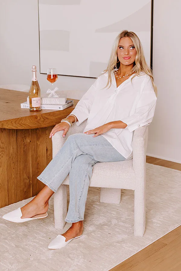 Manhattan Meeting Shift Top In White sold by Impressions product image thumbnail 4