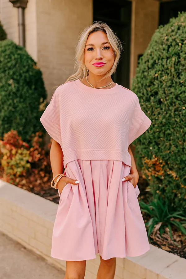 Myrtle Beach Brunch Mini Dress in Pink sold by Impressions product image thumbnail 4