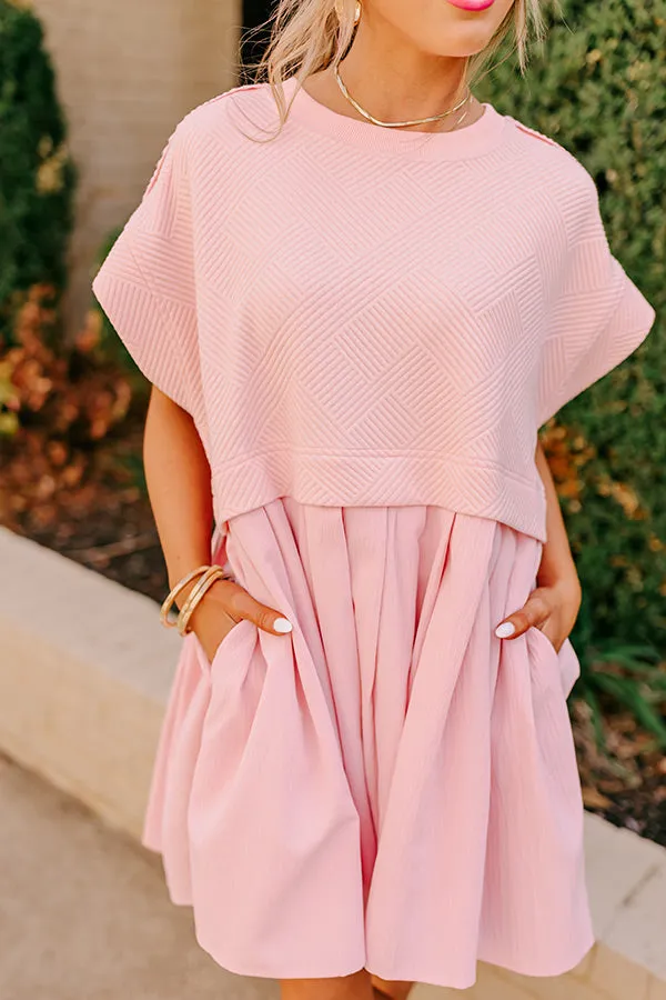 Myrtle Beach Brunch Mini Dress in Pink sold by Impressions product image thumbnail 5