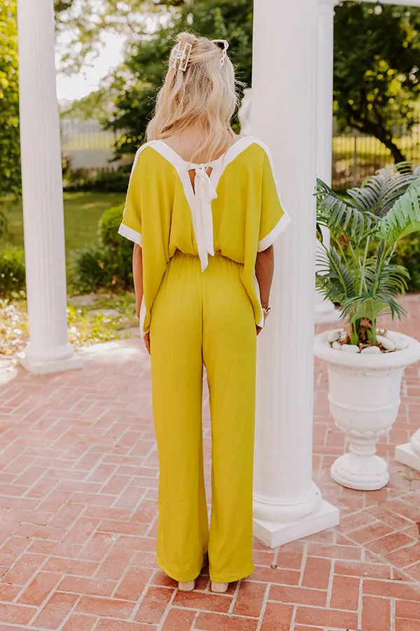 Brooklyn Babe Jumpsuit in Chartreuse sold by Impressions product image thumbnail 5