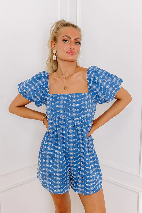 It's In The Details Embroidered Romper sold by Impressions