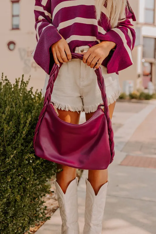 Cityscape Moment Faux Leather Purse In Orchid sold by Impressions