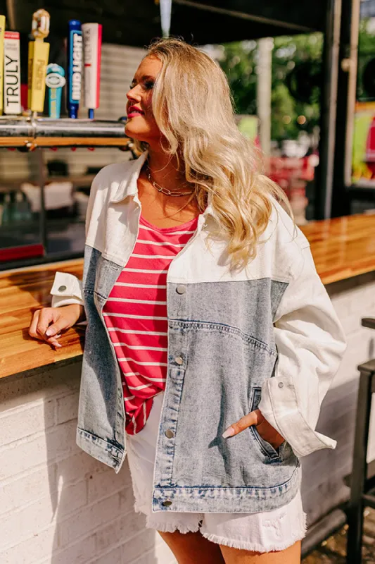 The Dex Denim Jacket Curves sold by Impressions