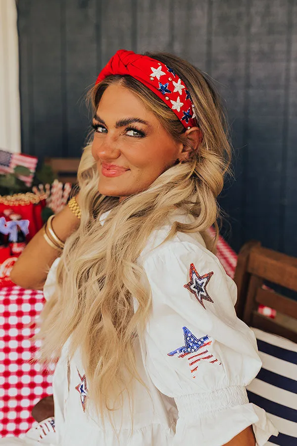 Americana Kisses Sequin Headband sold by Impressions product image thumbnail 3