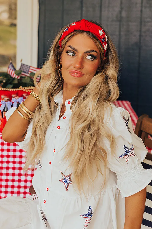 Americana Kisses Sequin Headband sold by Impressions product image thumbnail 2