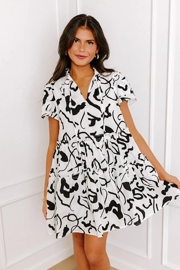 Art Gallery Ready Mini Dress in Black sold by Impressions product image thumbnail 2