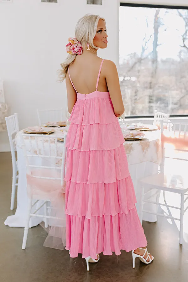 Dreamy Mood Pleated Midi In Pink sold by Impressions product image thumbnail 2