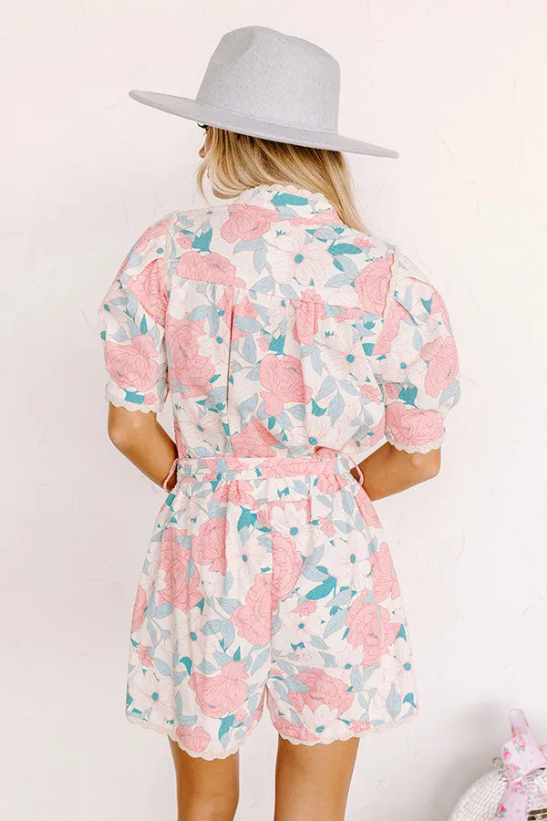 Season Of Bliss Linen-Blend Romper sold by Impressions product image thumbnail 4