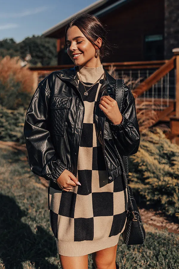 Maplewood Mornings Checkered Sweater Dress sold by Impressions product image thumbnail 3