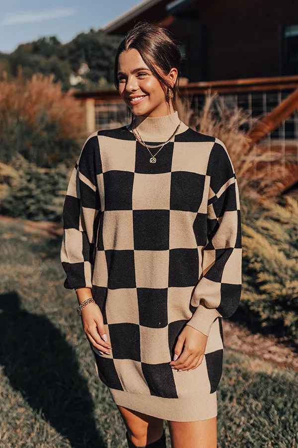 Maplewood Mornings Checkered Sweater Dress sold by Impressions product image thumbnail 5