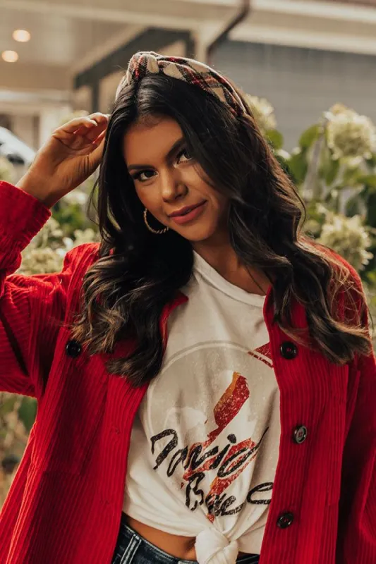 Wishing On Winter Plaid Headband sold by Impressions