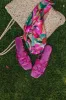 The Willa Metallic Sandal in Fuchsia sold by Impressions
