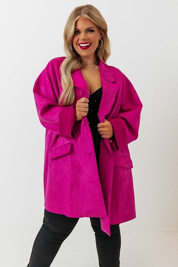 Fun Night Out Faux Suede Jacket Curves sold by Impressions product image thumbnail 2