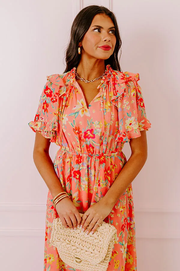 Floral Flair Midi In Coral sold by Impressions product image thumbnail 2