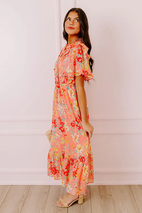 Floral Flair Midi In Coral sold by Impressions product image thumbnail 3