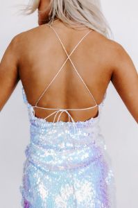 Sparkling Eyes Sequin Mini Dress sold by Impressions