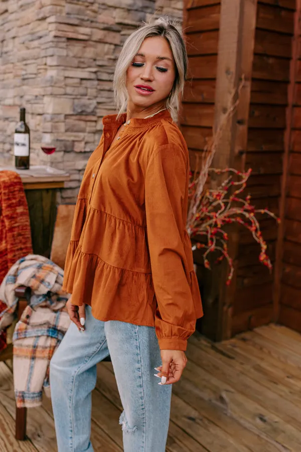 Sonoma Sways Shift Top in Rust sold by Impressions product image thumbnail 3
