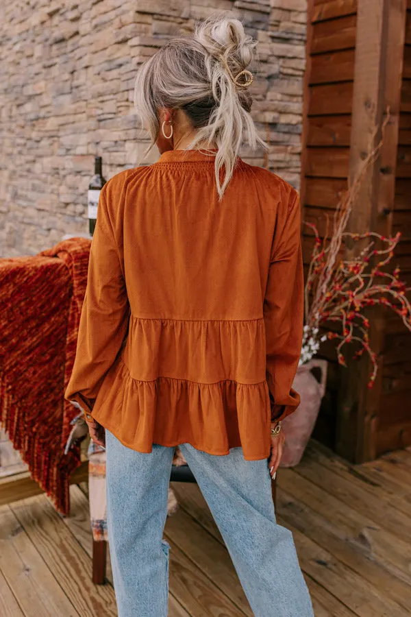 Sonoma Sways Shift Top in Rust sold by Impressions product image thumbnail 4