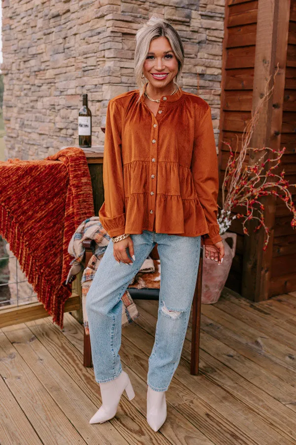 Sonoma Sways Shift Top in Rust sold by Impressions product image thumbnail 5