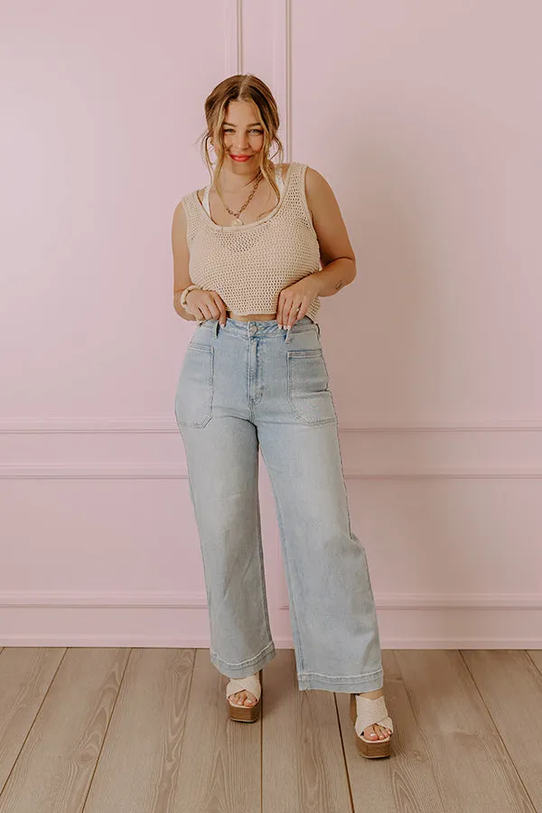 Beach Daydream Knit Crop Top In Natural sold by Impressions product image thumbnail 3