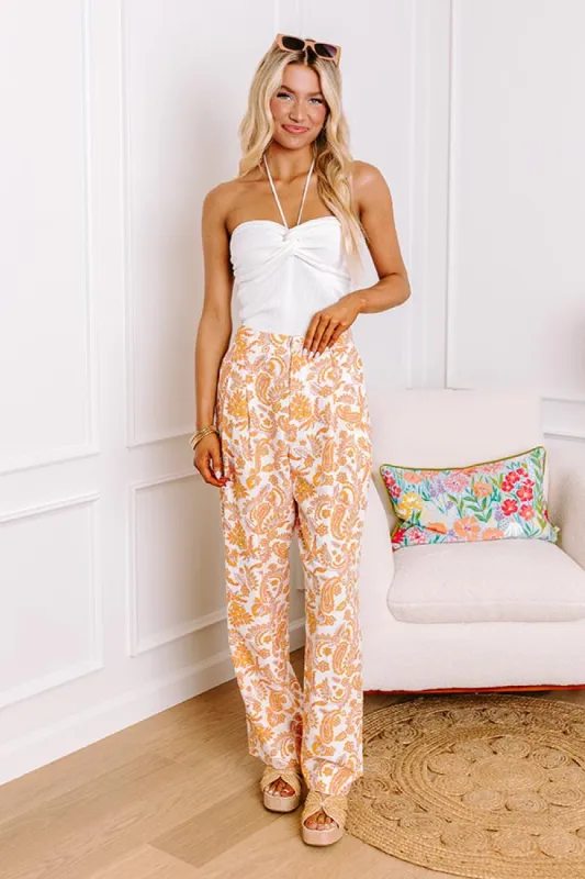 Bohemian Babe High Waist Linen-Blend Pants sold by Impressions