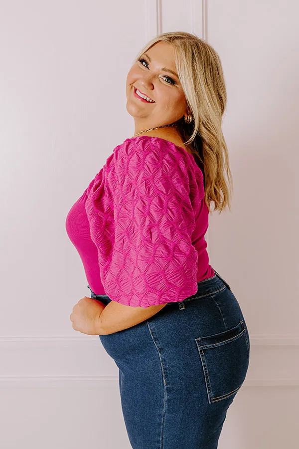 Flirtatious Outing Bodysuit In Berry Curves sold by Impressions product image thumbnail 5