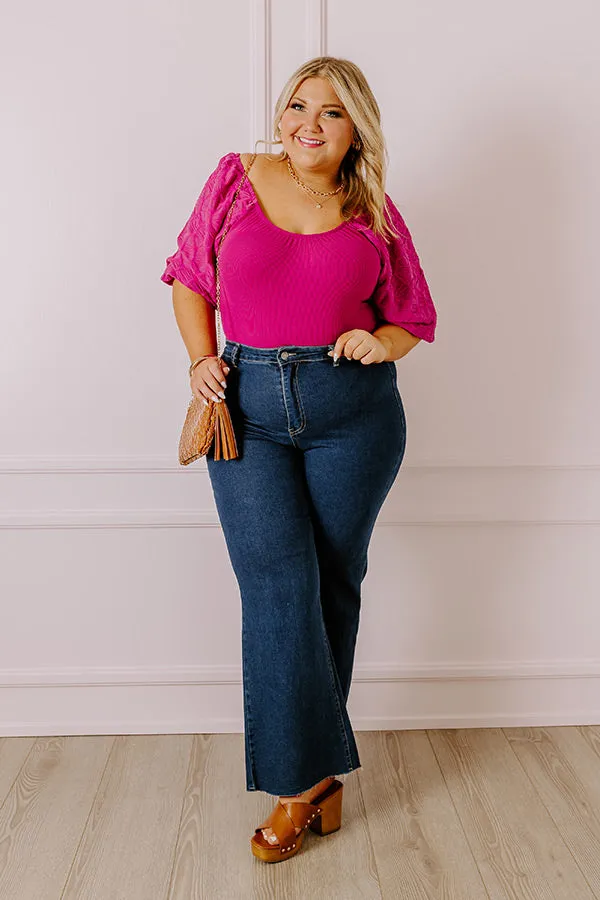 Flirtatious Outing Bodysuit In Berry Curves sold by Impressions