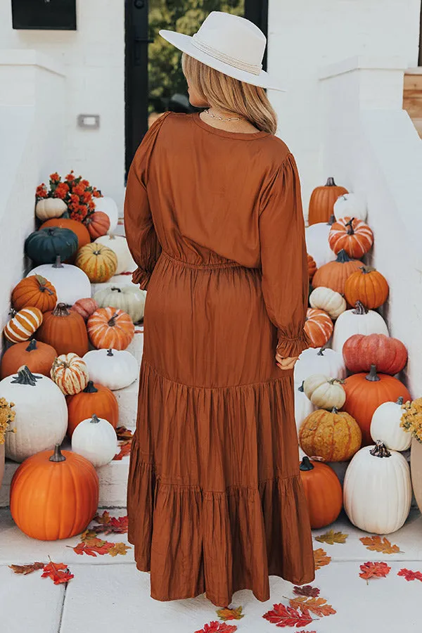 Touring Rome Maxi Dress Curves in Camel Curves sold by Impressions product image thumbnail 5