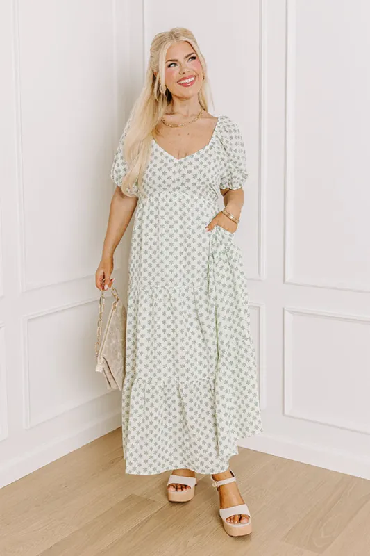 Countryside Charm Floral Maxi Dress Curves sold by Impressions