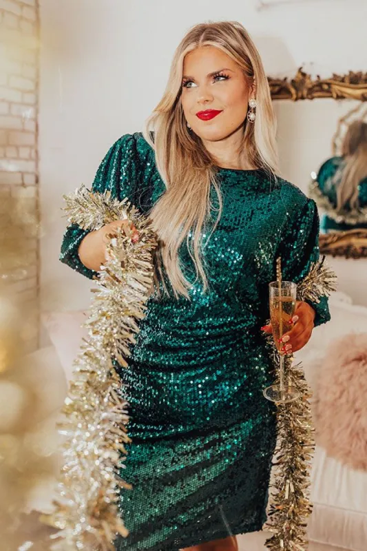 Broadway Lights Sequin Dress Curves sold by Impressions