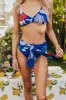 Tropical Shoreline High Waist Bikini Bottom sold by Impressions