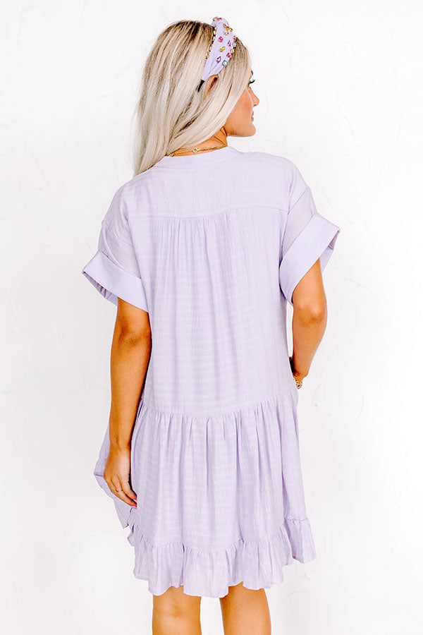 Adore The Shore Babydoll Dress In Lavender sold by Impressions product image thumbnail 3