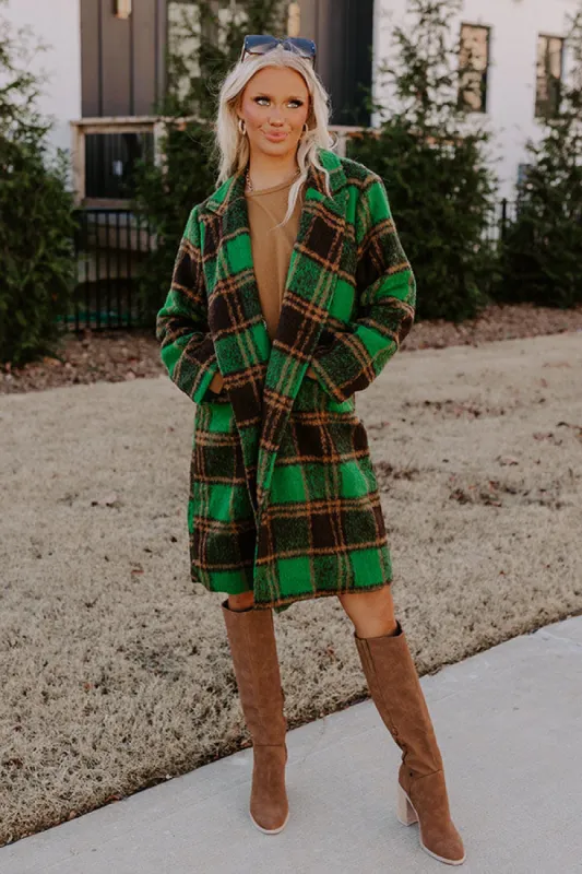 Better Than Fiction Plaid Coat sold by Impressions