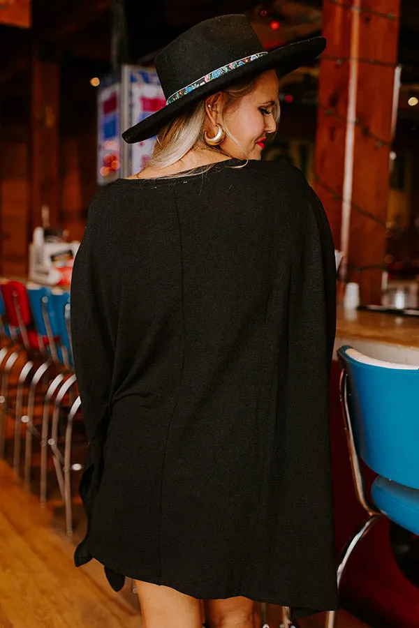 Endless Sophistication Tunic In Black Curves sold by Impressions product image thumbnail 3
