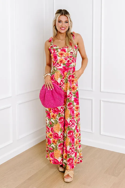 Flower Bomb Linen Jumpsuit sold by Impressions